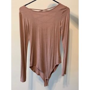 tan bodysuit